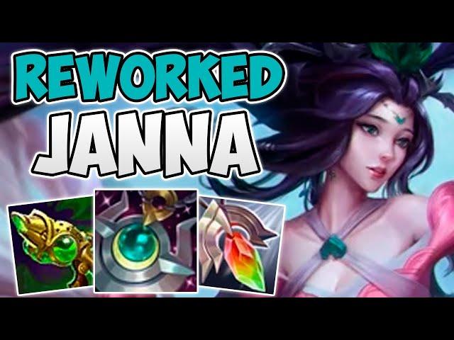 BEST JANNA IN THE WORLD TRIES NEW OP JANNA REWORK | CHALLENGER JANNA SUPPORT | Patch 12.2 S12