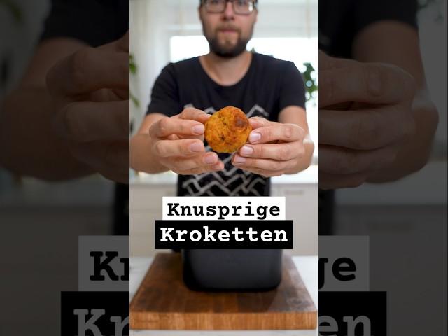 Kroketten knusprig machen