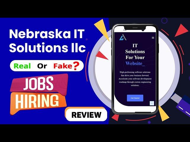 Nebraska IT Solutions LLC Real Or Fake | Nebraska IT Solutions LLC Review | Scam or Legit | Reality