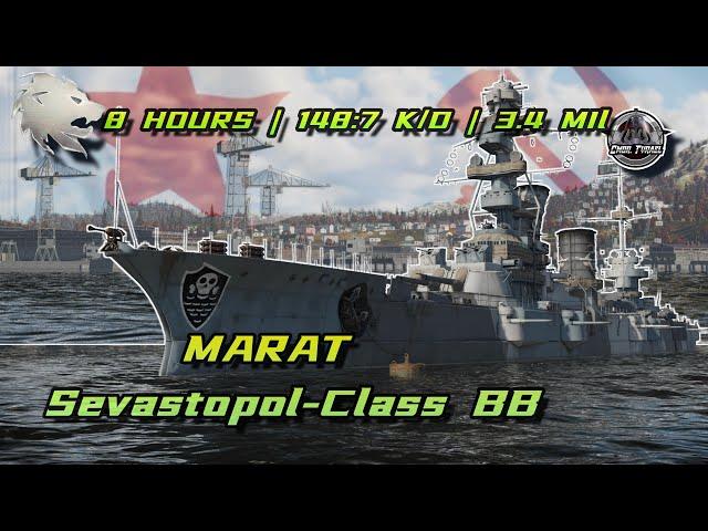 MARAT | Sevastopol-class Battleship | New Sea Monster | War Thunder Naval Review