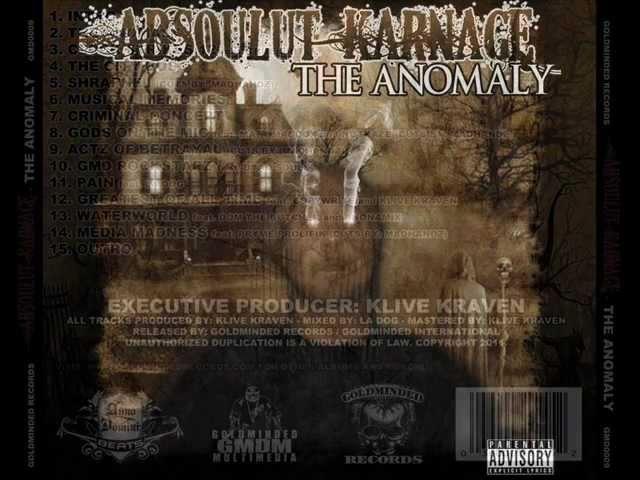 Absoulut Karnage - The Anomaly {LP Sampler} [2011]