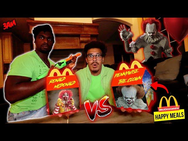 *gone wrong* DO NOT ORDER PENNYWISE AND RONALD MCDONALD HAPPY MEALS AT THE SAME TIME AT 3AM !