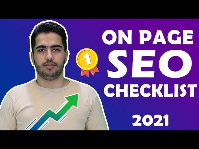 On-Page SEO Checklist - The most important checklist in 2021 for getting organic traffic