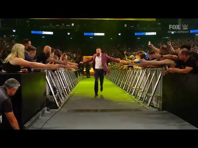 Wade Barrett entrance in Berlin (before smackdown went live)