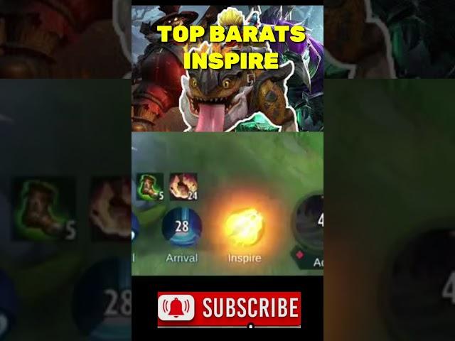 TOP BARATS MLBB SPEL INSPIRE #mobilelegends  #shorts