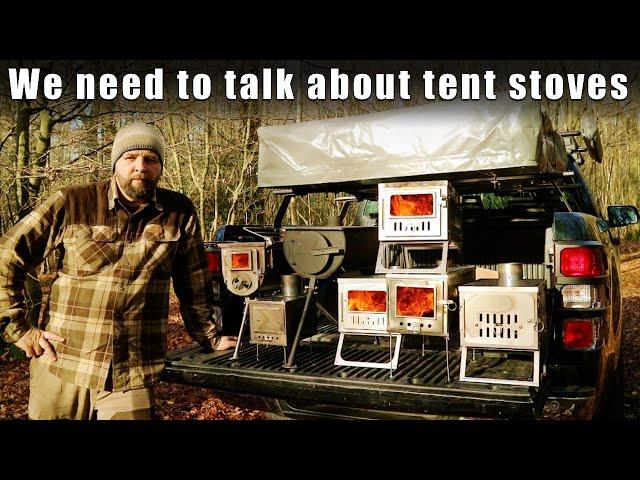 Tent Stoves Compared - My collection of wood burners