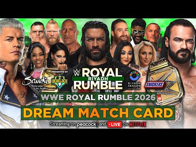 WWE Royal Rumble 2026 - Dream Match Card | Bevelock