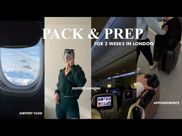 TRAVEL PREP & PACK W/ME: 2 weeks in the UK, errands, new nails, clothing haul & airport vlog!