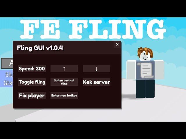 Roblox FE Script Showcase - Spin-Fling GUI V1.04!