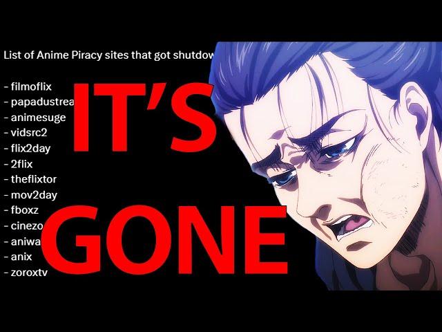 Anime Piracy Sites get Shutdown | (R.I.P 9Anime, AniWave, zoroxtv.to, AnimeSuge)