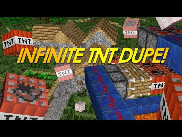 Minecraft: 1.7 / 1.8 TNT DUPLICATION BUG! INFINITE TNT!