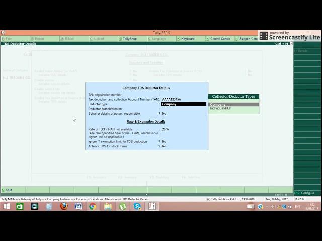 TDS Entry in Tally ERP 9 | GST Entries | TDS Accounting | Tally Online Class