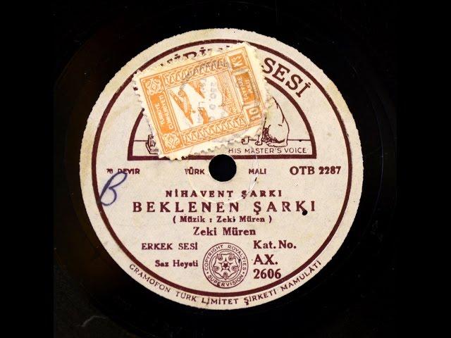 Zeki Müren -  Beklenen şarkı - GERÇEK TAŞ PLAK KAYDI