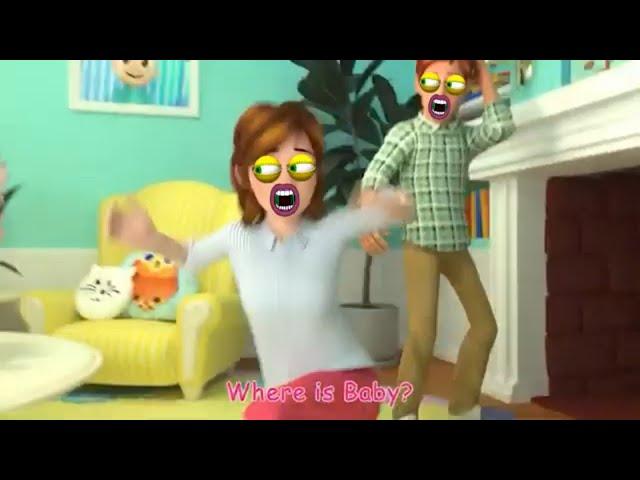 CoComelon Peek A Boo (Jj Mommy and Daddy Clips) Shake With Laughter Version