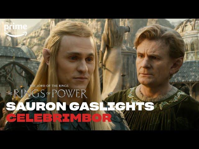 Sauron Gaslights Celebrimbor for 11 Minutes Straight | The Rings of Power | Prime Video