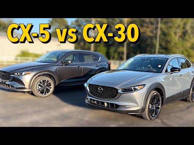 Comparison | 2022 Mazda CX-5 vs CX-30 in 8 Minutes