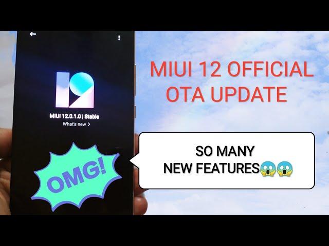 #MIUI12 OFFICIAL UPDATE FOR REDMI K20 | HOW TO INSTALL MIUI 12 | NEW FEATURES OF MIUI 12 |