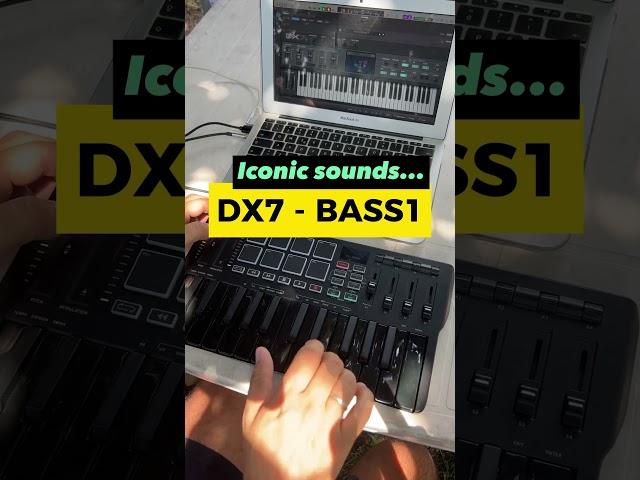 Famous sounds DX7 YAMAHA BASS 1 #yamaha #dx7