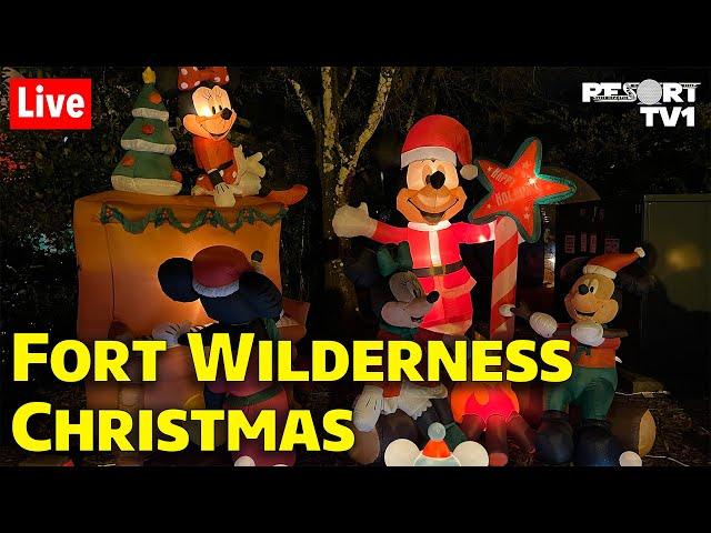 Live: Christmas at Disney's Fort Wilderness Campground - Walt Disney World Live Stream - 12-22-24