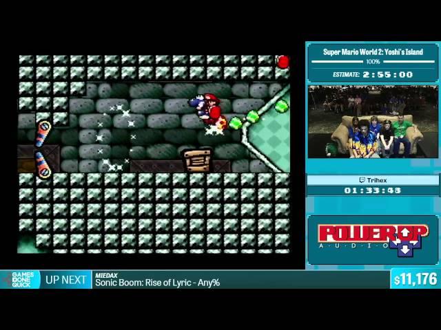 Super Mario World 2: Yoshi's Island by Trihex in 2:42:44 - Summer Games Done Quick 2015 - Part 1