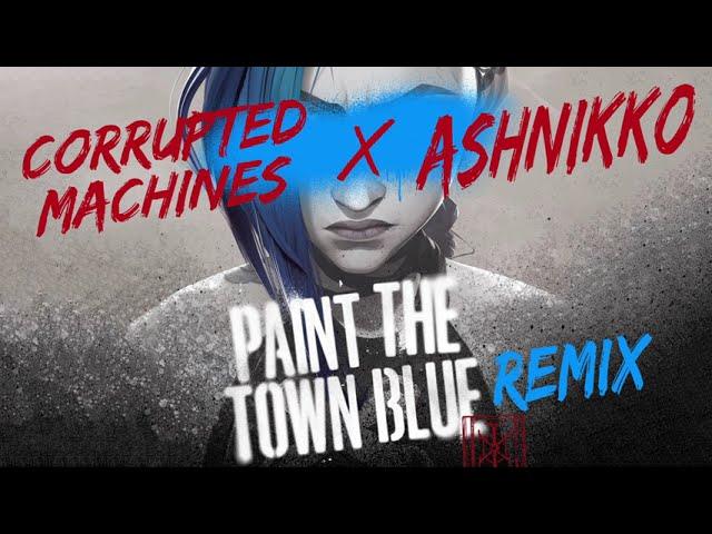 Ashnikko - Paint The Town Blue | Arcane & LoL | (Corrupted Machines remix) | Darksynth/Synthwave