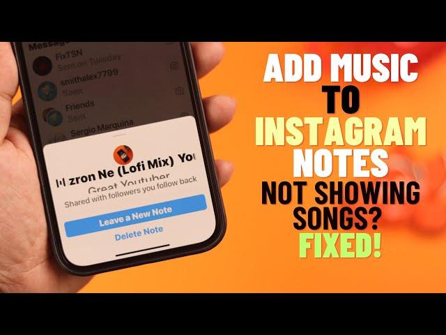 Song Notes for Instagram: Music Not Showing Up? - How to Fix!