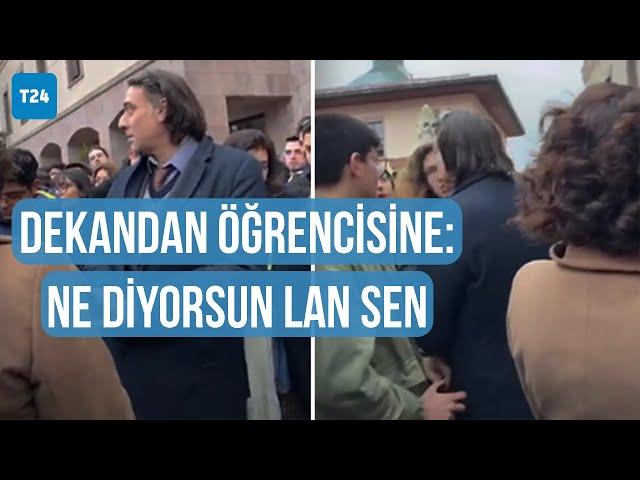 Koç Üniversitesi Öğrenci Dekanı, öğrencisinin üzerine yürüdü