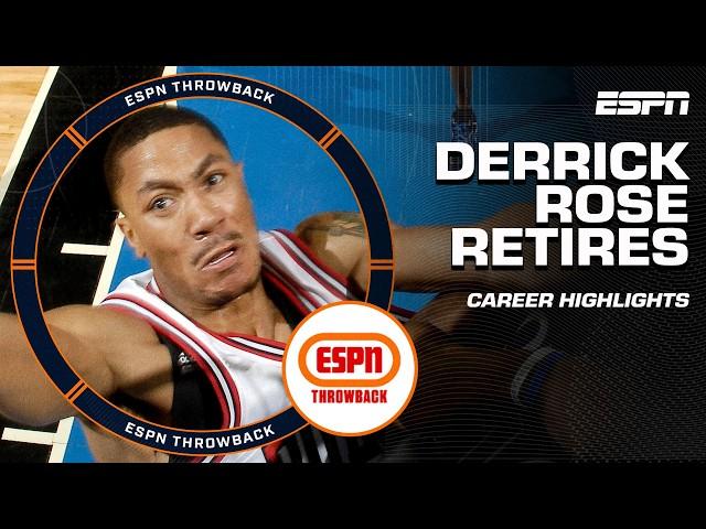 DERRICK ROSE'S TOP CAREER HIGHLIGHTS  | ESPN Throwback