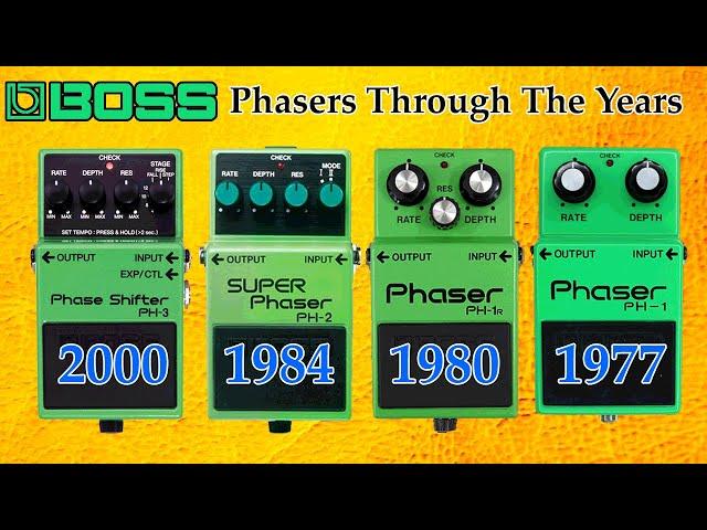 Boss Phasers Through The Years (PH-1, PH-1r, PH-2, PH-3)