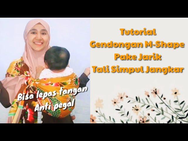 TUTORIAL GENDONG M-SHAPE DENGAN JARIK SIMPUL JANGKAR