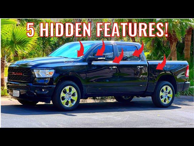 5 HIDDEN FEATURES...YOU DIDN'T KNOW! (2022+ Ram 1500)