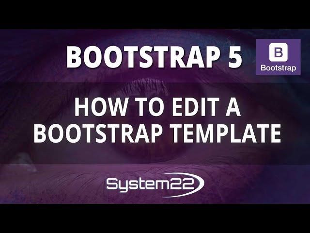 Bootstrap 5 How To Edit A Bootstrap Template 