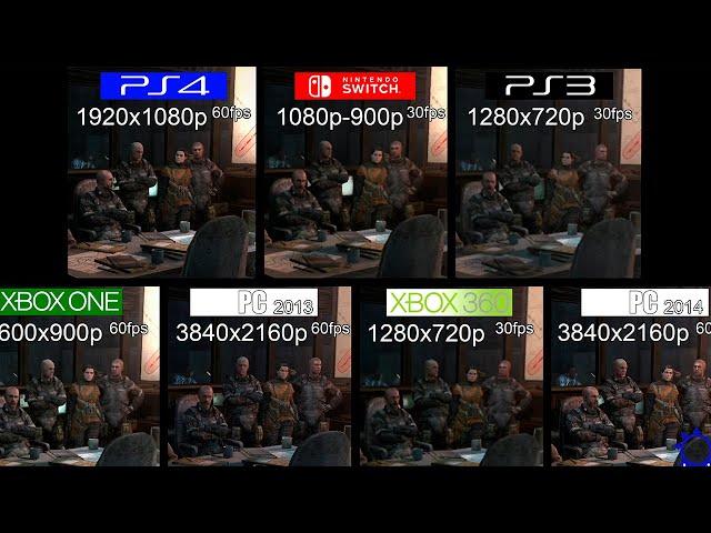 Metro Last Light Redux | Switch - PS4 - PS3 - ONE - 360 - PC | All Versions Comparison