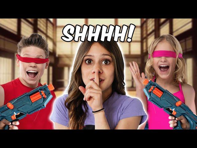 Stealthy NINJA Showdown! - 3v1 Blindfolded Challenge!