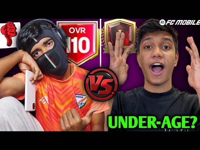 Can I Defeat The Youngest FC MOBILE YOUTUBER in H2H BATTLE? @coolsamgamer