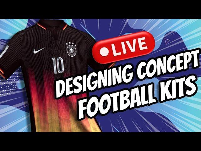 LIVE! | Designing Concept Football Kits! FIFA Kit Creator