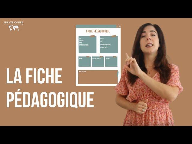 Fiche pédagogique : le document essentiel pour préparer et planifier chacun de ses cours