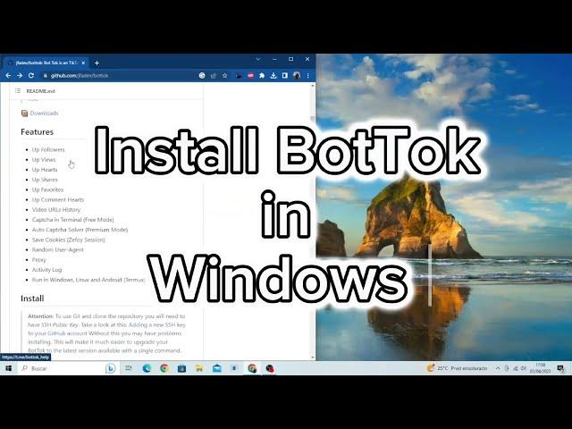 Install Bot Tok in Windows (Tutorial)