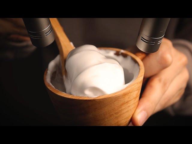 ASMR Very Soft Cream Will Make You Relax 와 진짜 소리 역대급으로 잘 뽑혔다... 몽글몽글하고 보들보들한 쉐이빙폼 소리 1시간