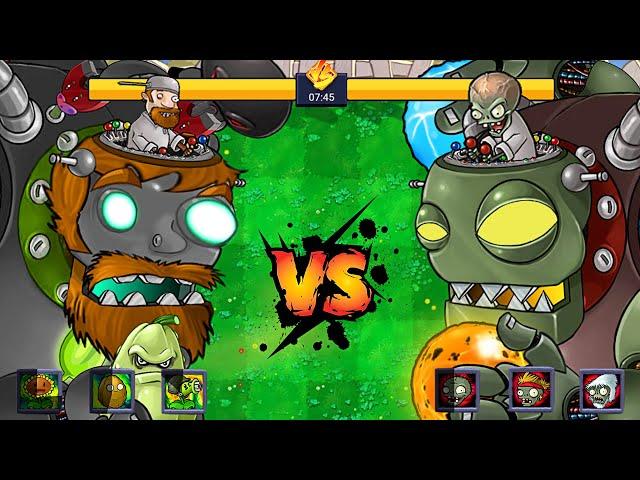 Plants vs Zombies : Dr Zomboss vs Crazy Dave Battle Funny Momments