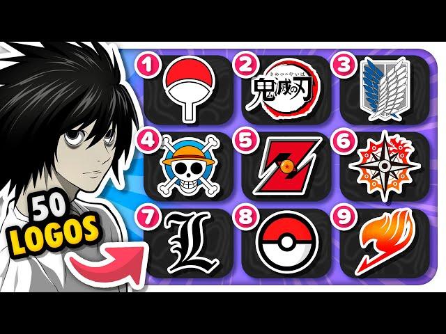GUESS 50 ANIME LOGOS  How many Can you Guess? Test your Otaku Level 