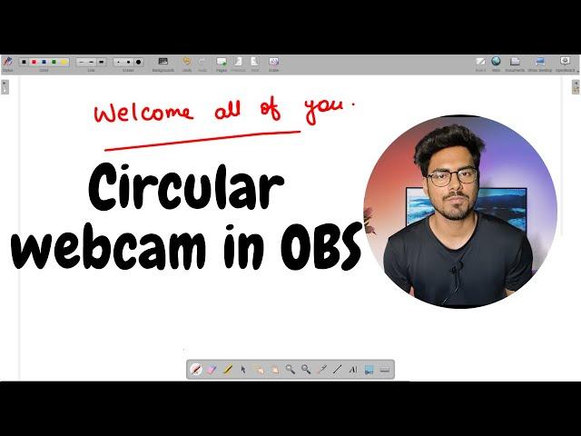 circular webcam / facecam in OBS