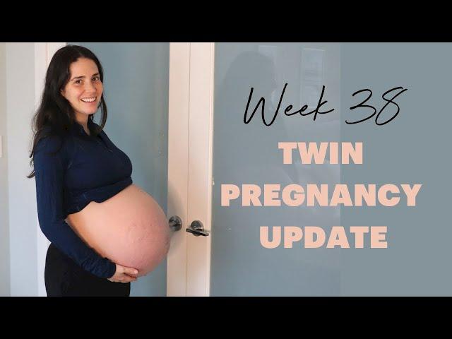 Ready to Give Birth, Spring Babies + Twin Belly Bump Shot  | 38 Week Twin Pregnancy Update