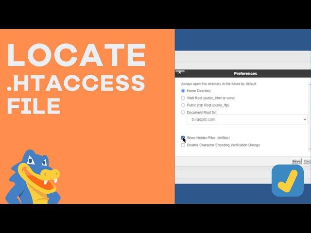 How to Locate Your .htaccess File - HostGator cPanel