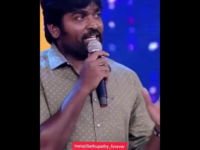 Vijay Sethupathi speech for motivation is not true