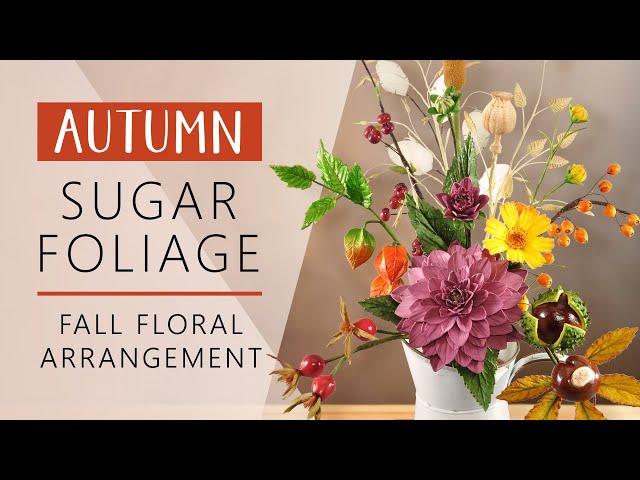 Autumn Sugar Foliage | Fall Arrangement - Includes Grasses Part 2