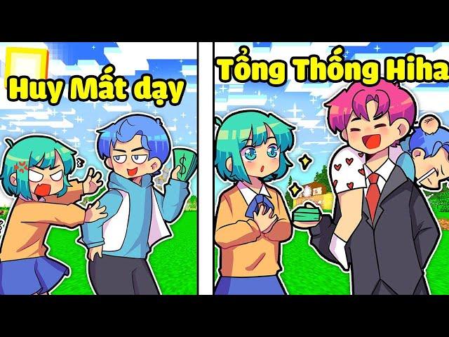 TỔNG THỐNG HIHA BẢO VỆ YUMMIE KHỎI HUY NOOB VÀ SINH TỐ TEAM TRONG MINECRAFT*HIHA VÀ YUMMIE 