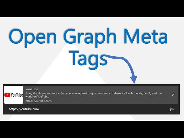 How to implement Open Graph Meta Tags on your website. Open Graph Protocol