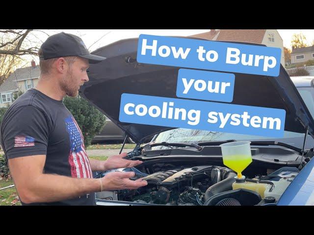 How to “BURP” Bleed Air Out of a Cars Cooling System - Easy DIY process for ALL makes