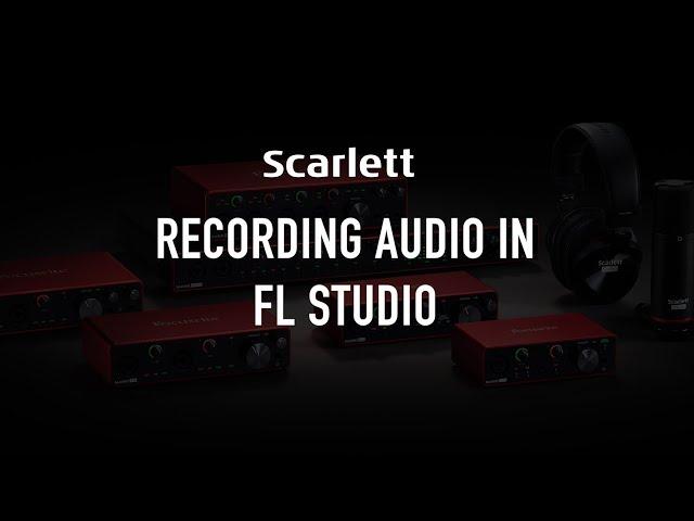 Recording audio in FL Studio